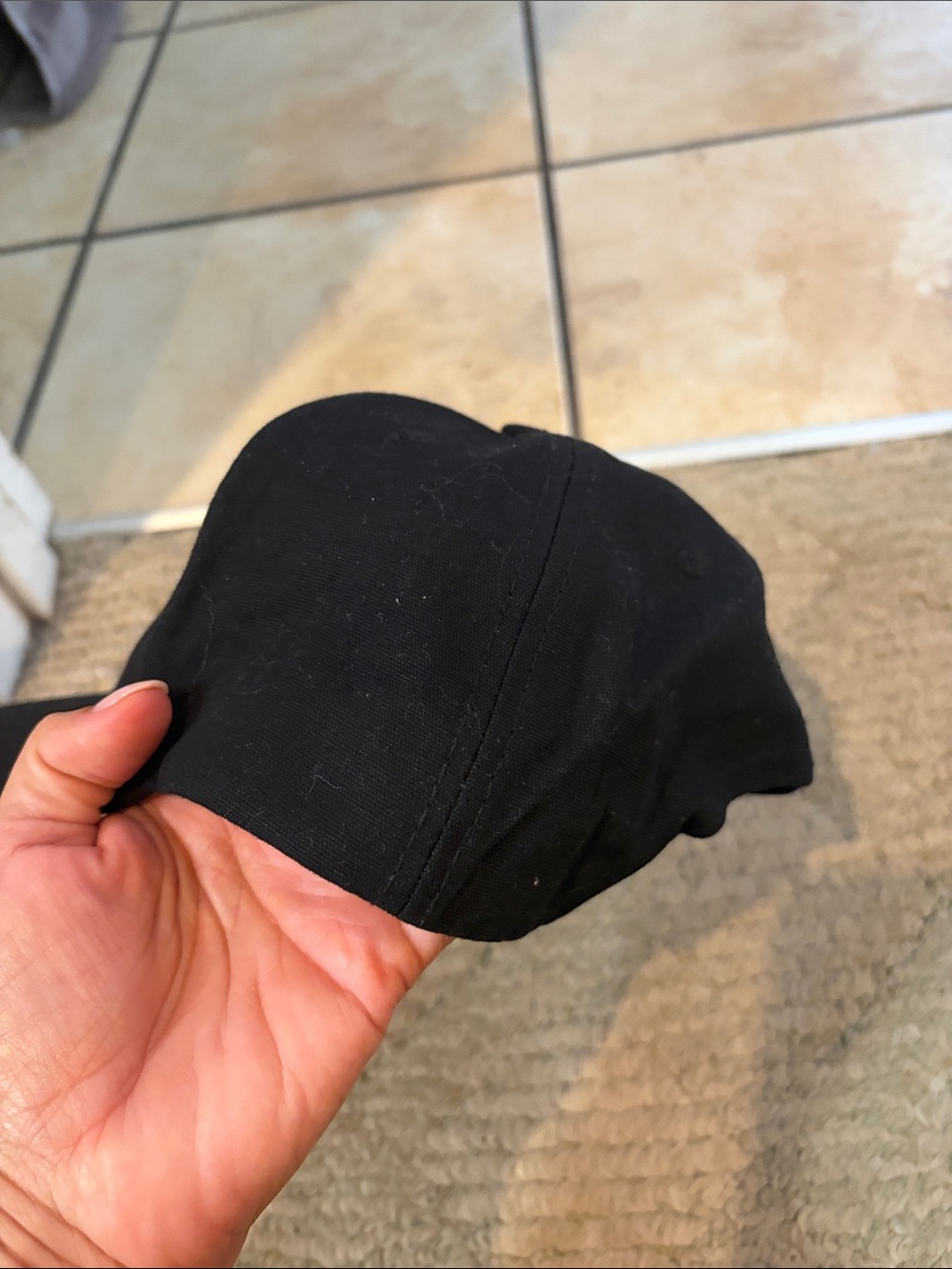 Amiri Black Baseball Cap with Red Embroidered Logo - Men - Picture 6 of 10